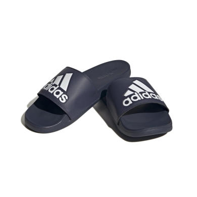 adidas Klapki Adilette Comfort Logo #23 granatowe/białe - 1 para